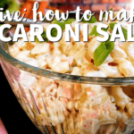 how to make macaroni salad