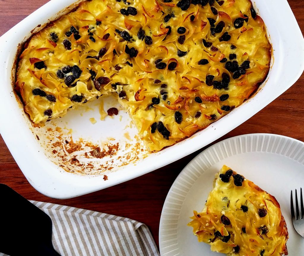 How To Make Noodle Kugel With Raisins {Very Easy Recipe}