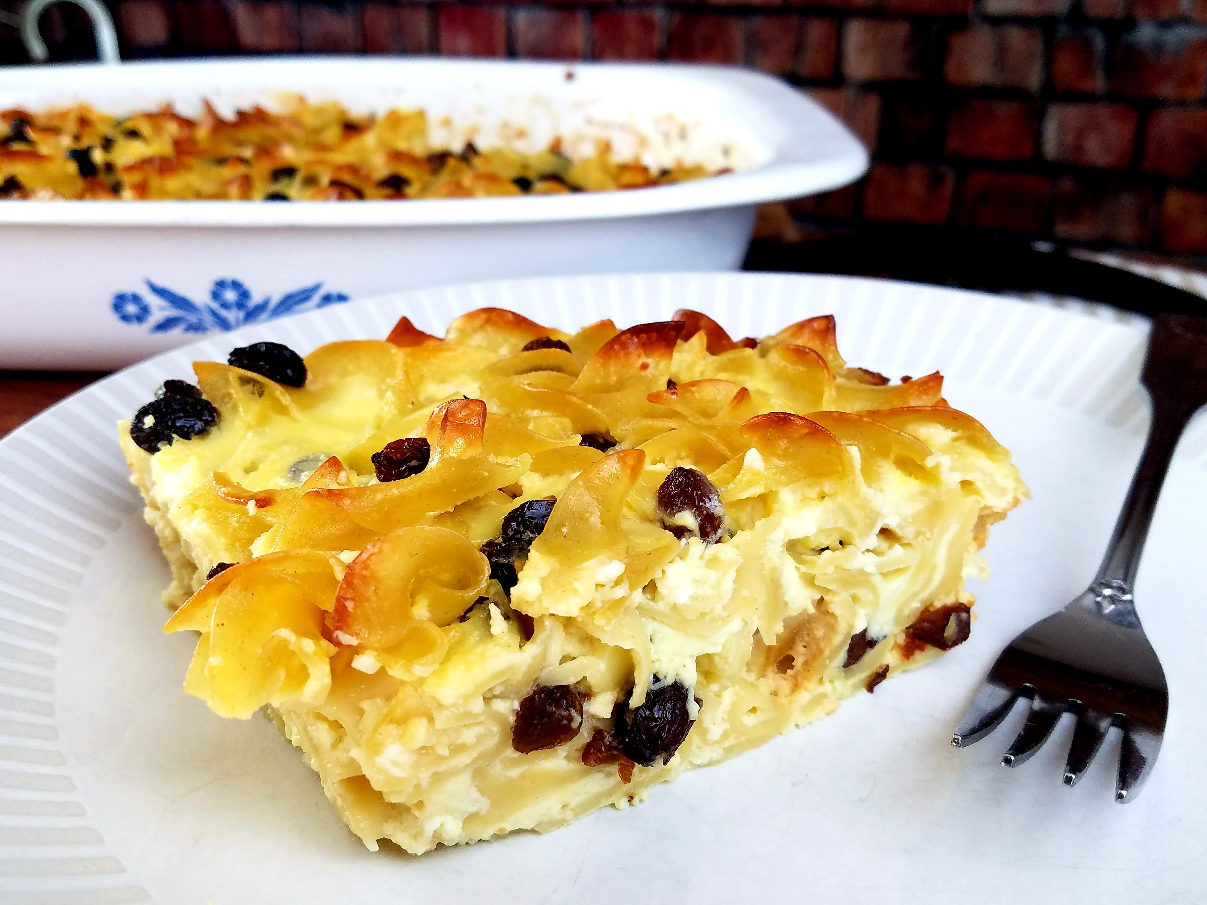 How To Make Noodle Kugel With Raisins {Very Easy Recipe}