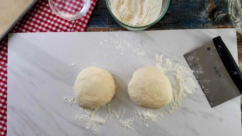 two dough balls