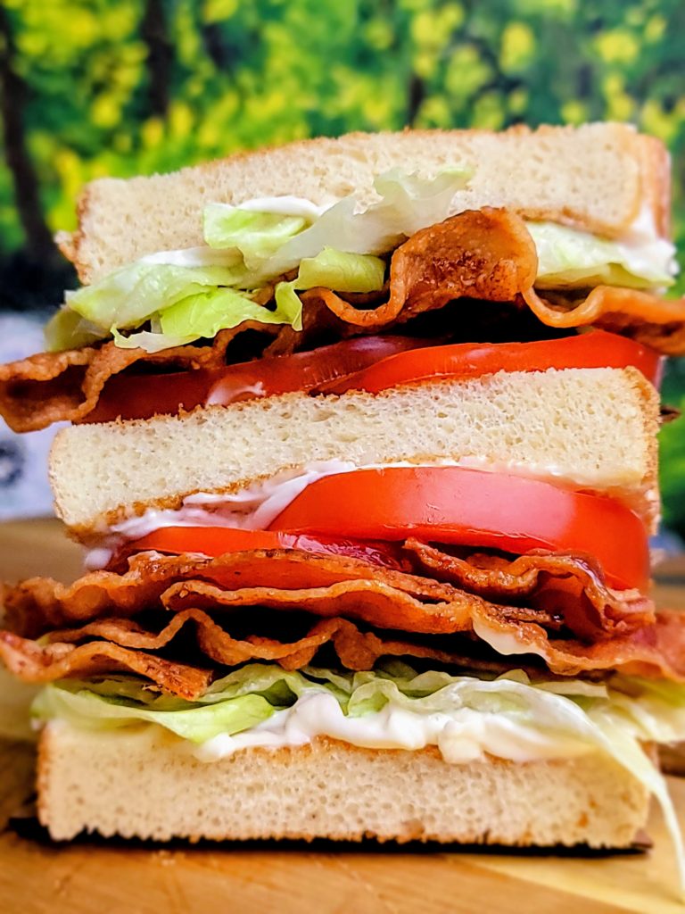 bacon lettuce and tomato sandwich