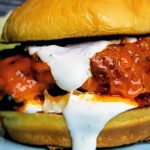 fried buffalo chicken sandwich