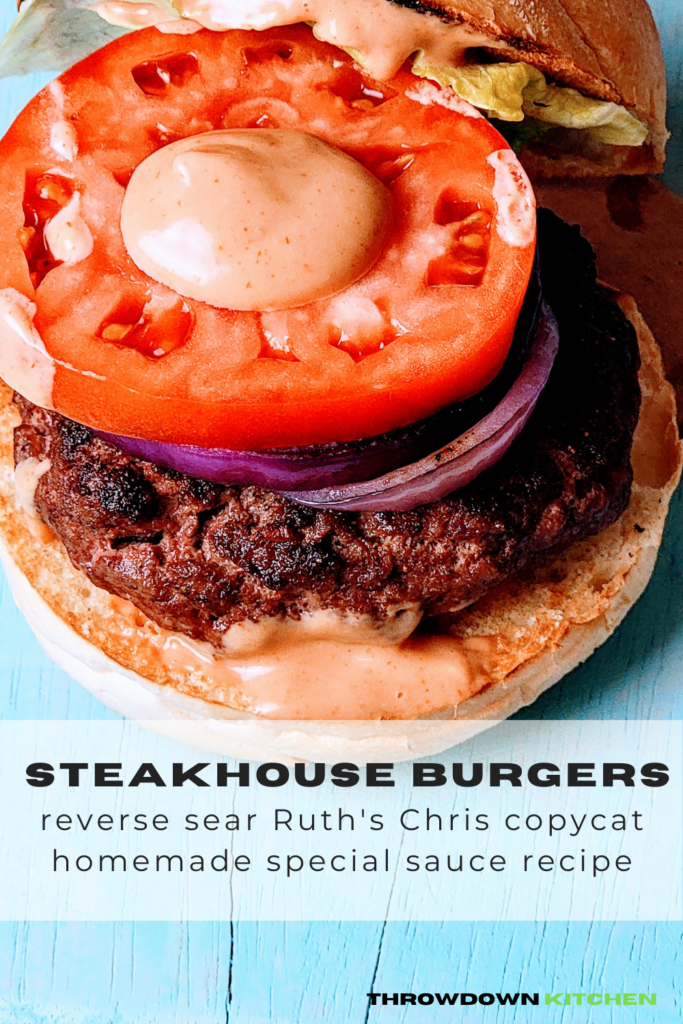 Ruth's Chris copycat steakhouse burger recipe