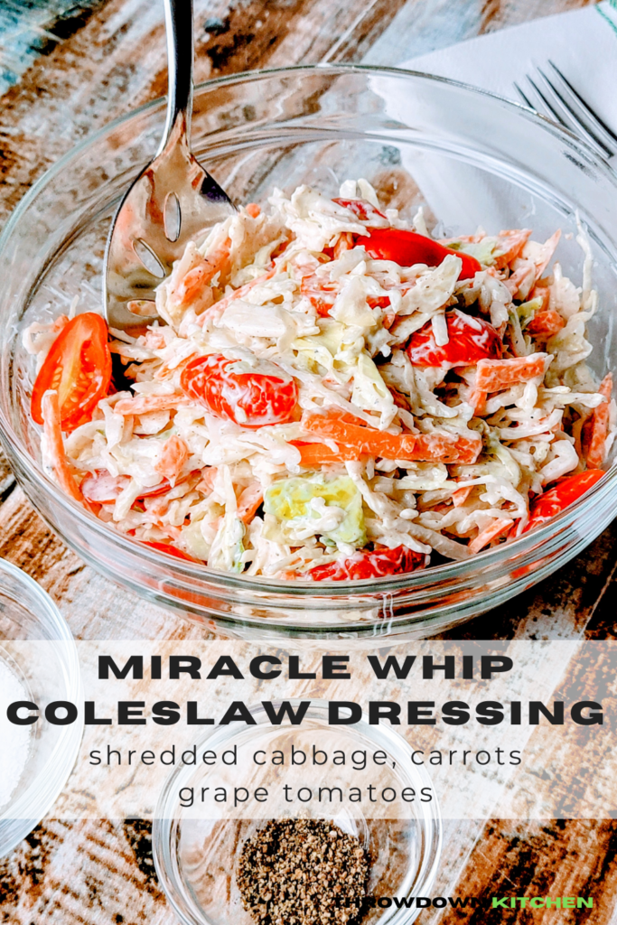 miracle whip coleslaw pinterest