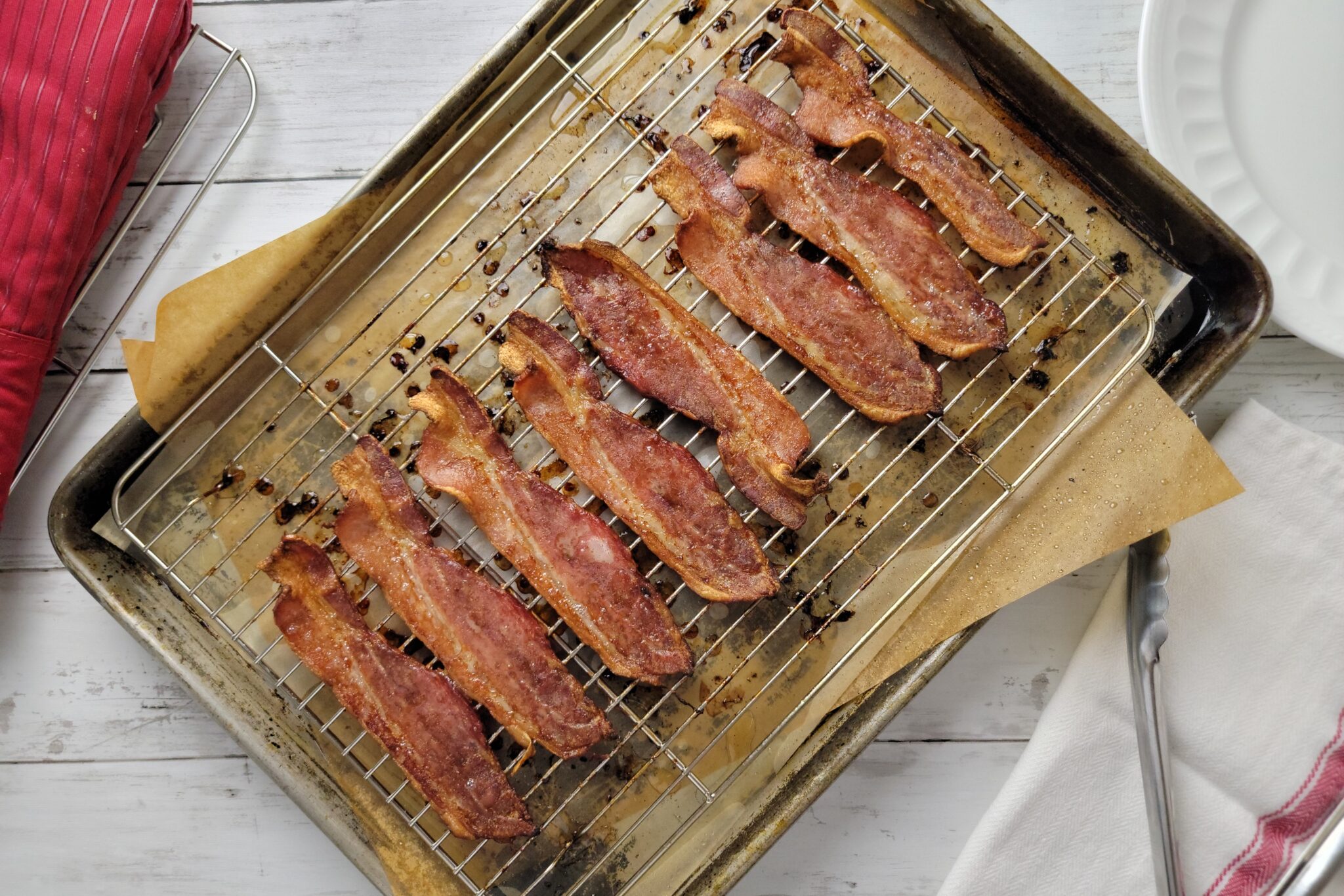 Crispy oven bacon